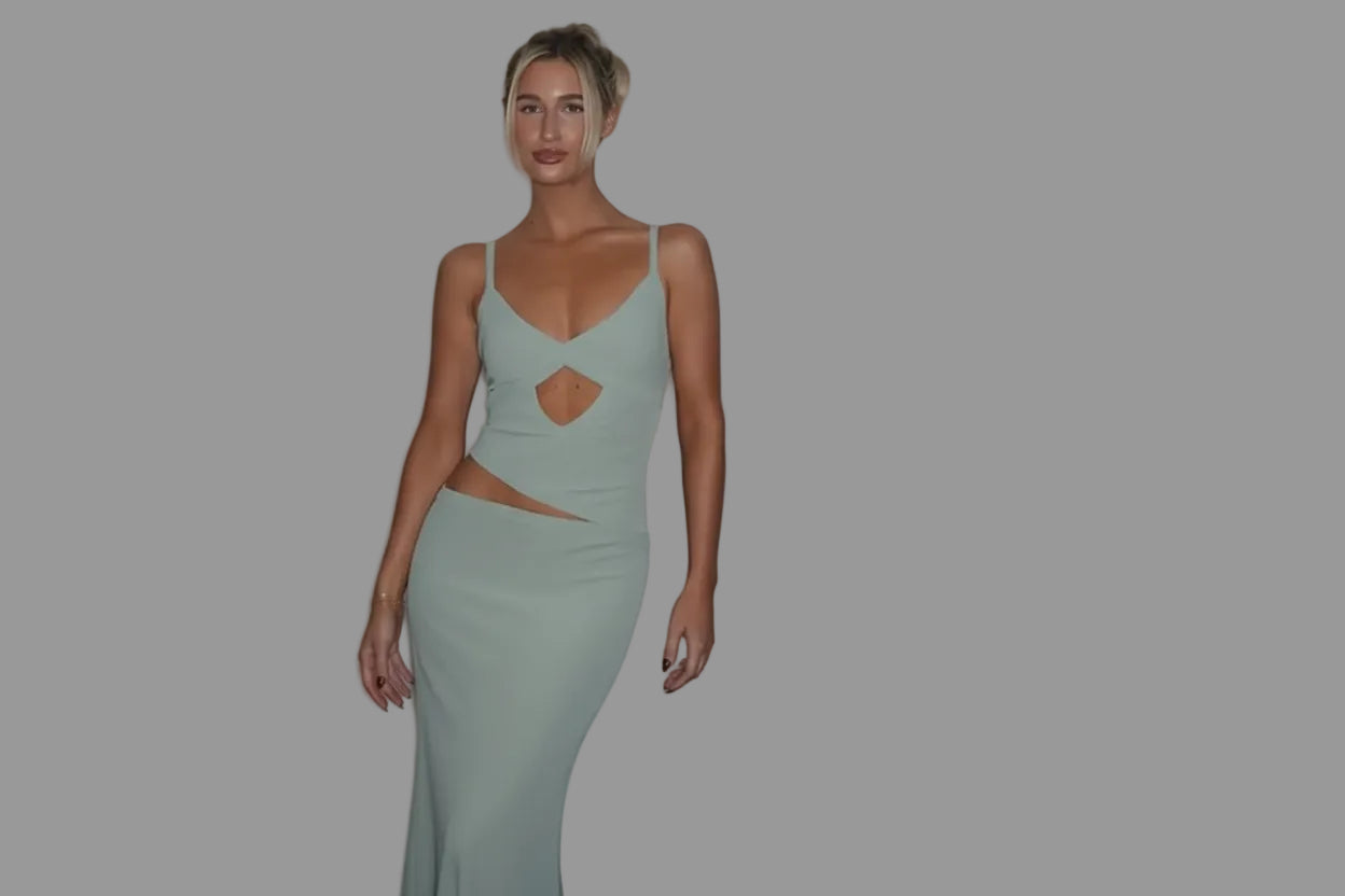 Women'S Solid Color Dress, Sexy Fashion Backless Sleeveless Dress for Party Club Dating Wear, Ladies Summer Clothes