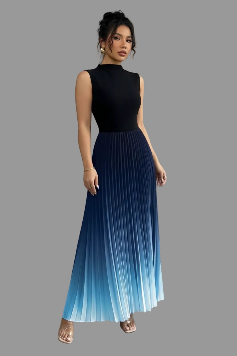 Women'S Ombre Print Tank Dress, Elegant Sleeveless Dress for Party, Ladies' Clothes for All Seasons, Formal Dresses, Elegant Classy Flattering